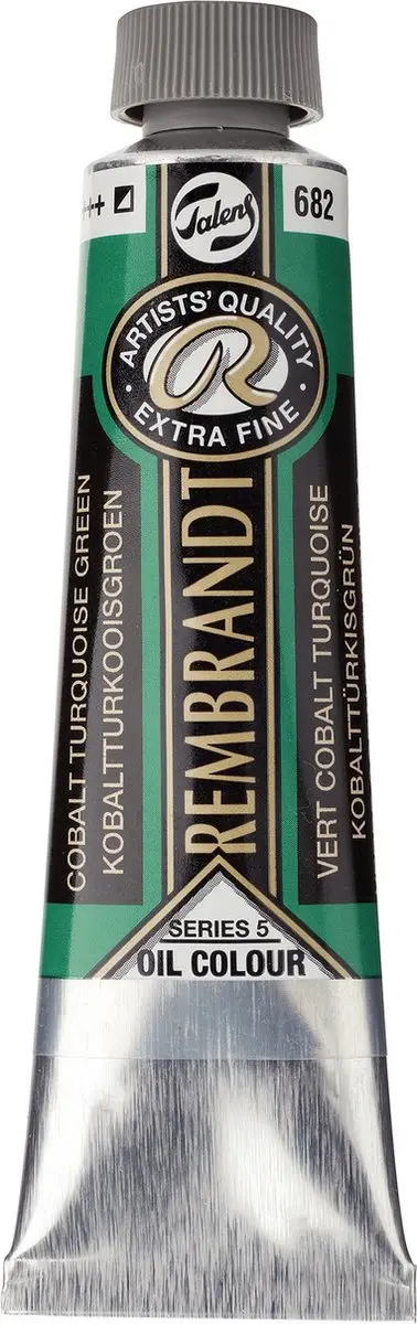 Rembrandt Olieverf Kobalt-Turkooisgroen 682 40ml