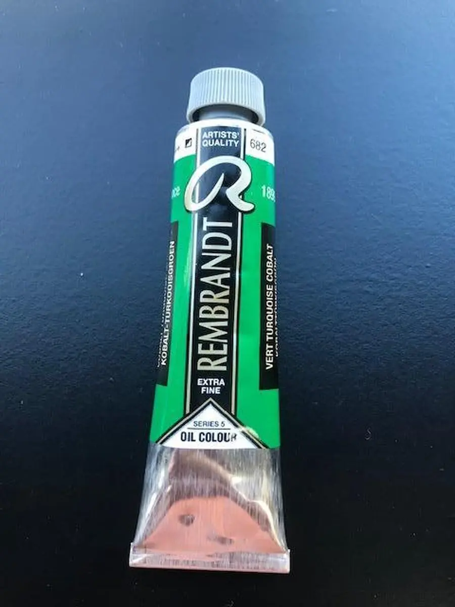 Rembrandt Olieverf Kobalt-Turkooisgroen 682 40ml