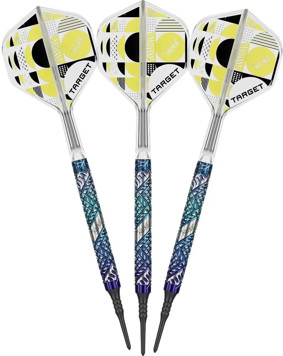 Target Softtip Darts Edge Luke Littler 19g - 95% Tungsten - Turquoise - 3 Stuks