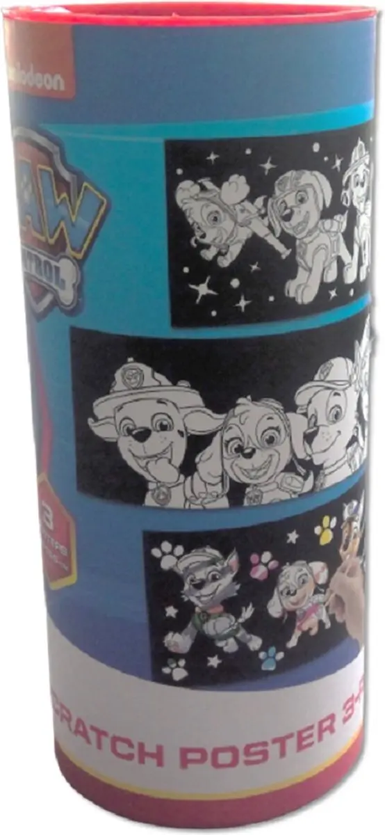 PAW Patrol Krasposter - 3 Stuks Multicolor