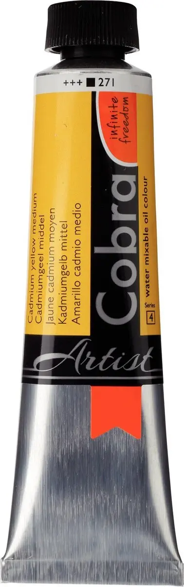 Cobra Cadmiumgeel Middel Olieverf 40ml