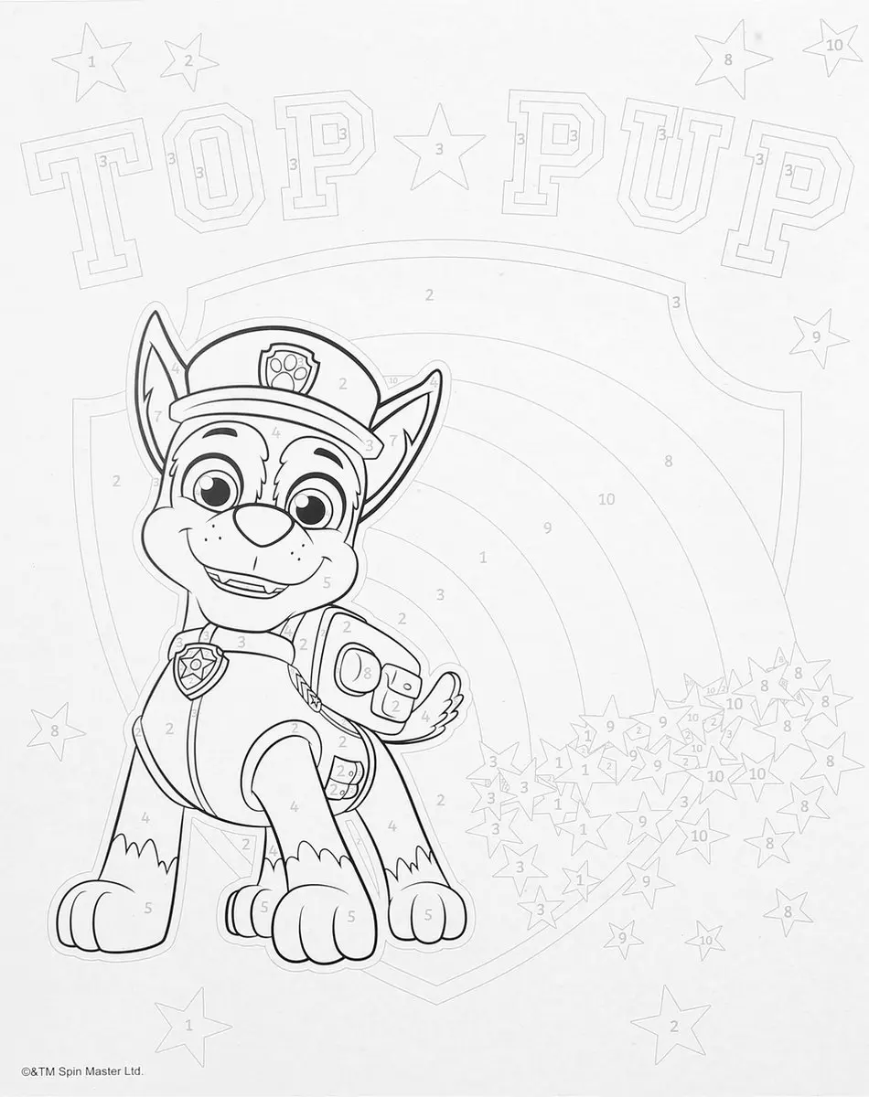 PAW Patrol Kunstset Kleurplaten & Markers - Multi