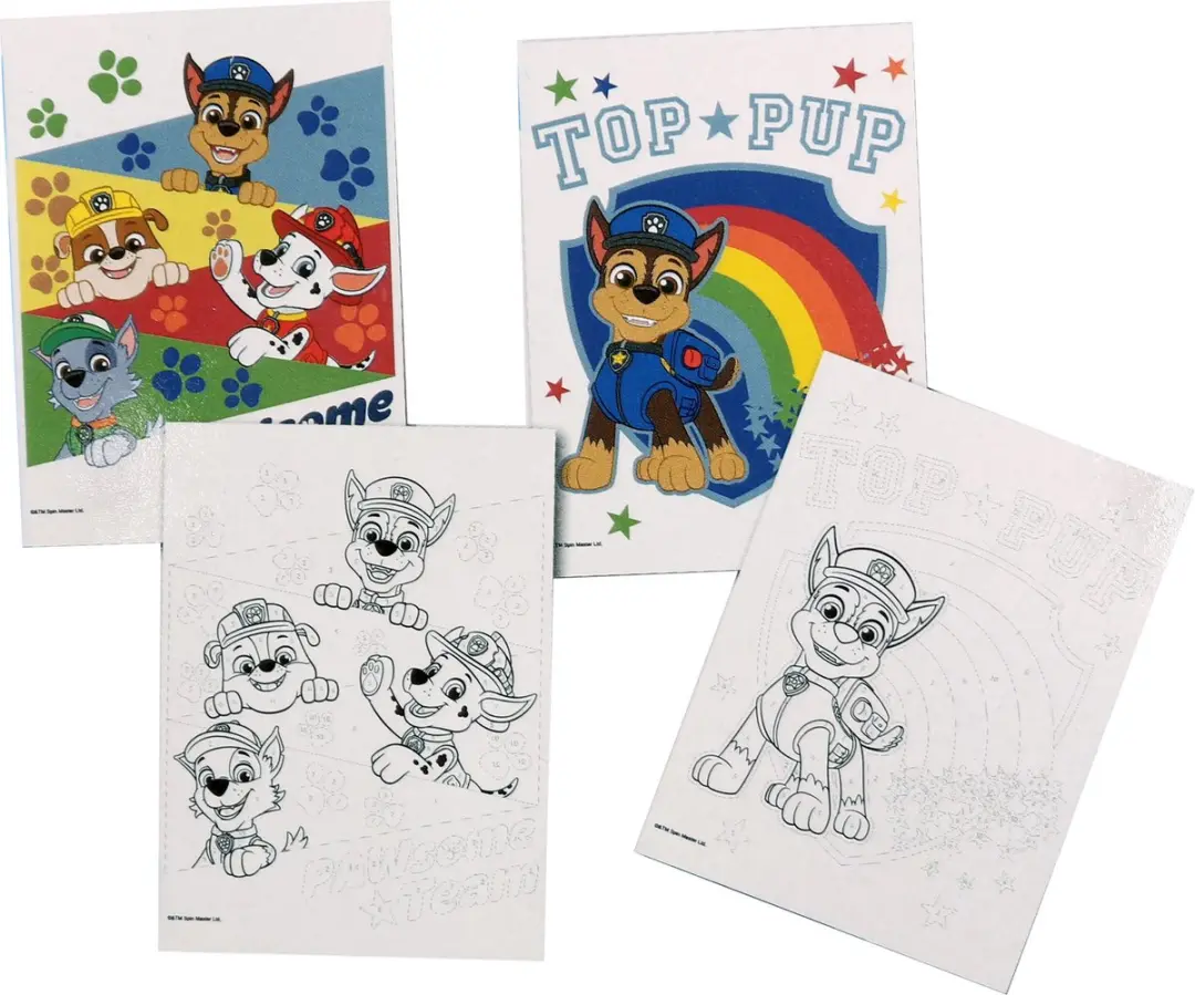 PAW Patrol Kunstset Kleurplaten & Markers - Multi