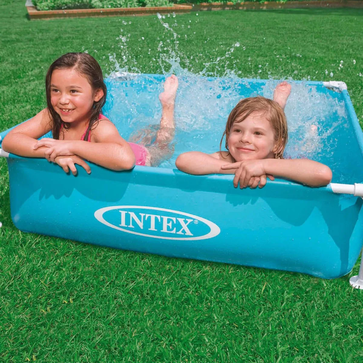 Intex Mini Frame Zwembad 122x122x30cm - Beige