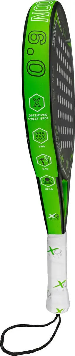 XQMax Typhoon Padelracket - Zwart/ Groen