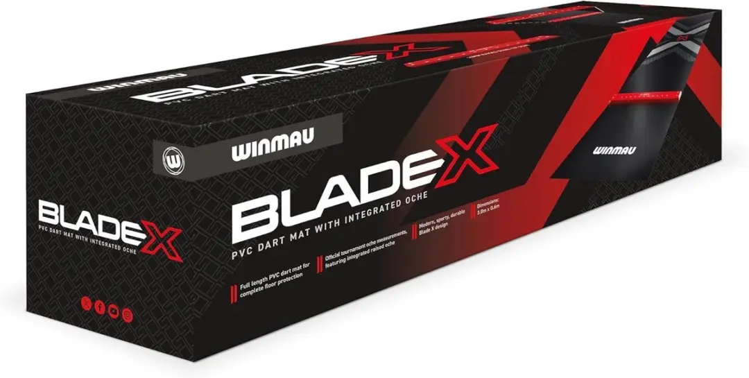 Winmau Pro Zone Blade X Dartmat - Oche 60cm - Zwart