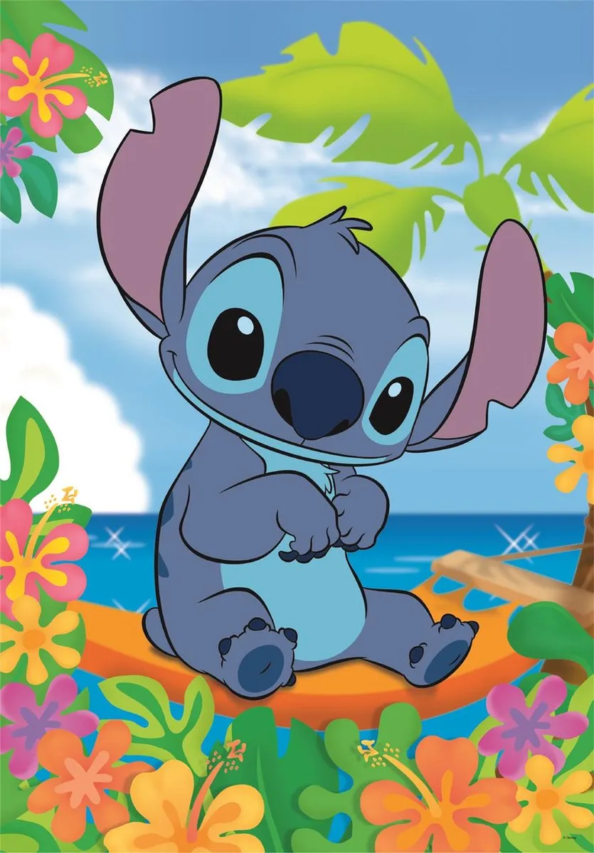 Clementoni Disney Stitch Puzzel 104 Stukjes - Multicolor