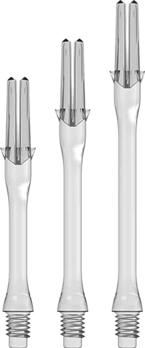 L-Style L-Shaft Locked Slim Clear Dart Shafts SL6021