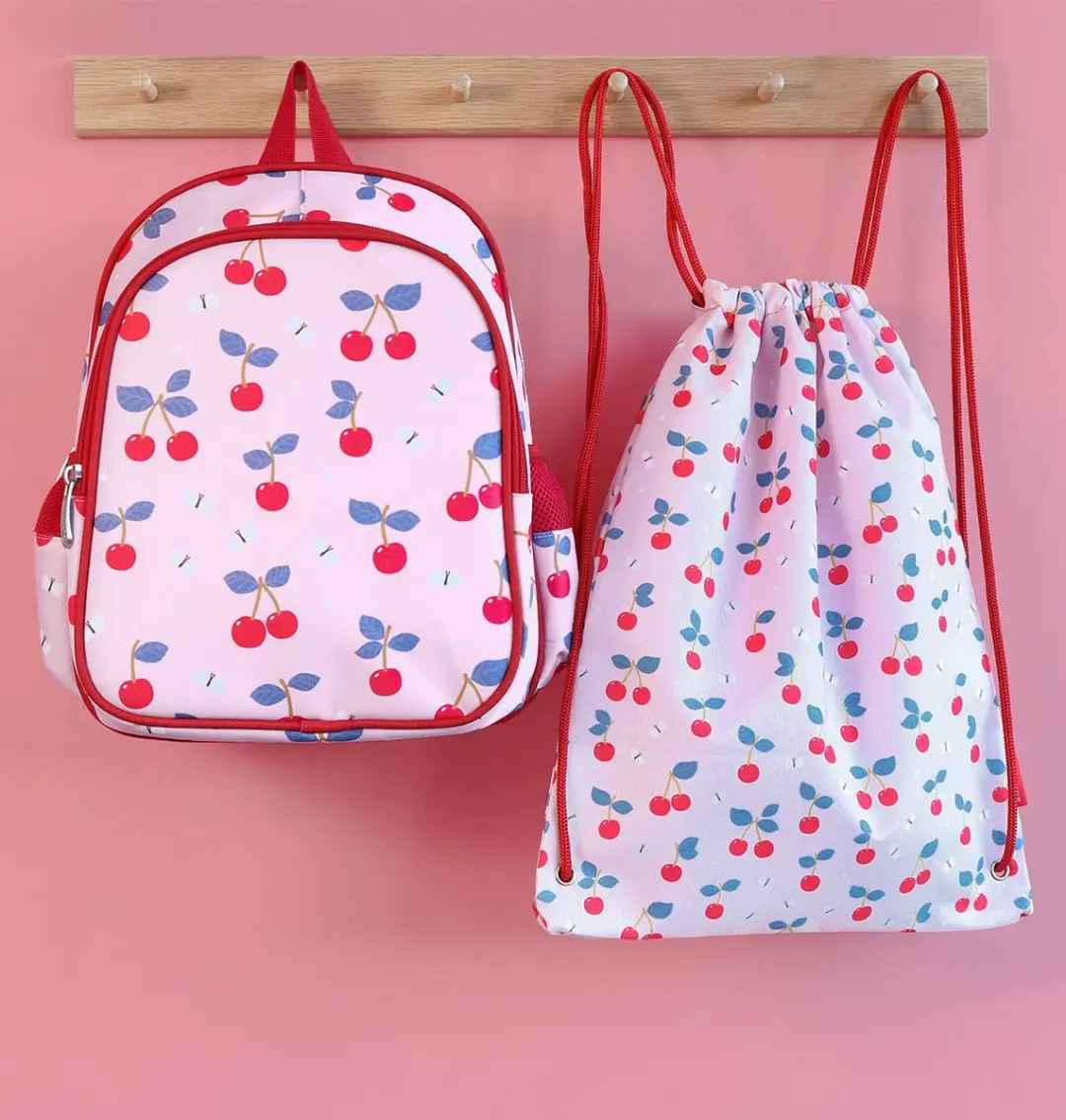 A Little Lovely Company Gymtas M - 5L - Kersen