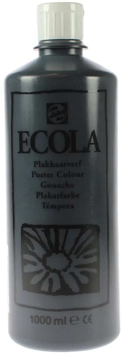 Talens Plakkaatverf Ecola 1000ml - Zwart