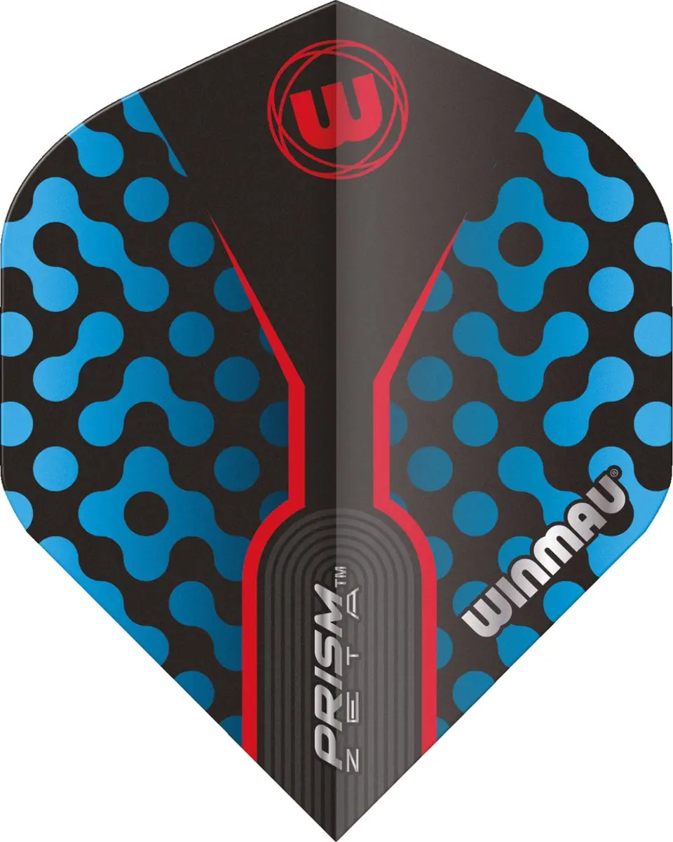 Winmau Prism Zeta Flight Collection Dart Flights - 3 Stuks - Multi