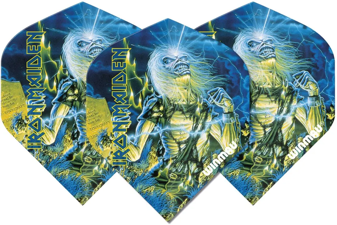 Winmau Rock Legends Iron Maiden Dart Flights - 3 Stuks - Multi