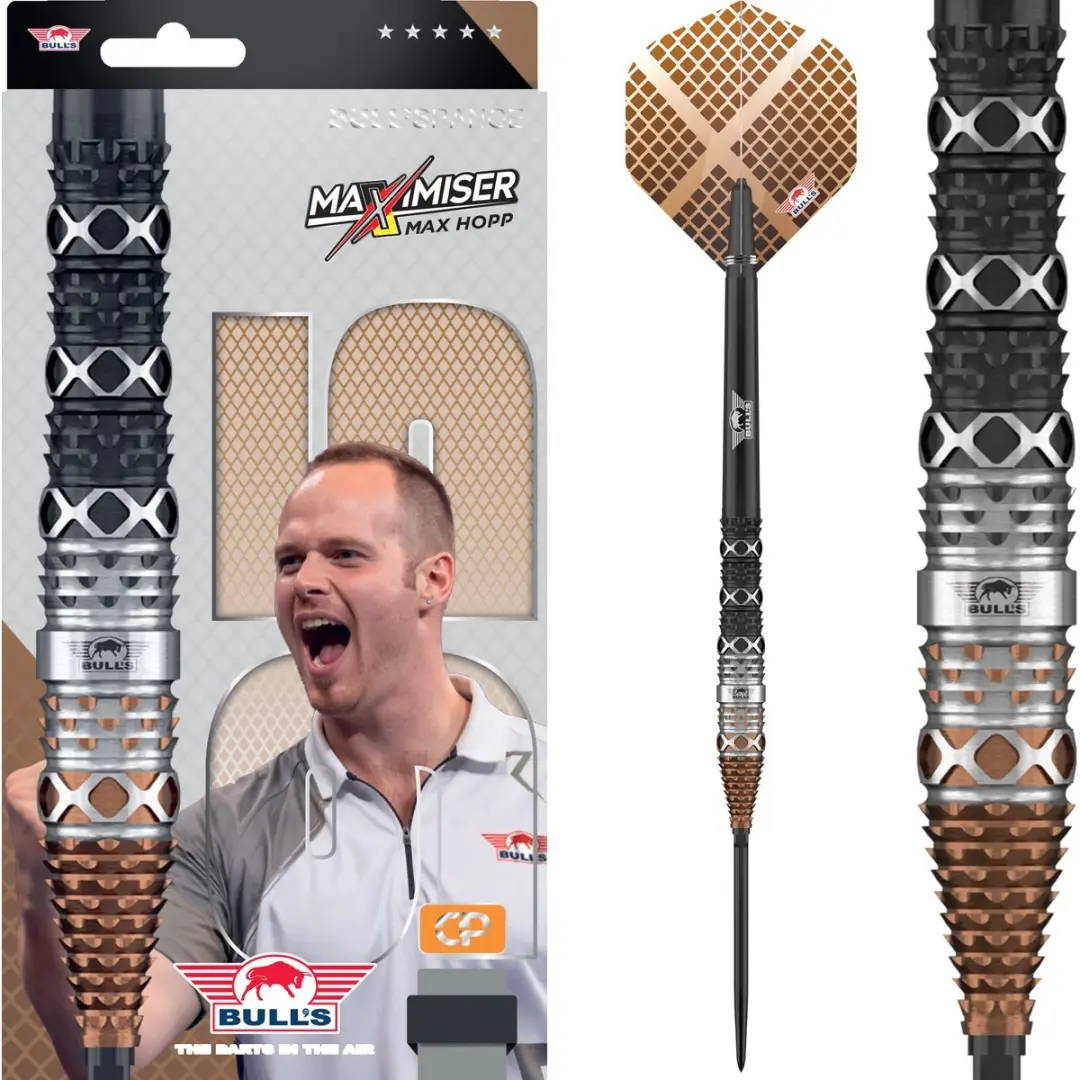 Bull's Max Hopp Convertible Point 95% Dartpijlen