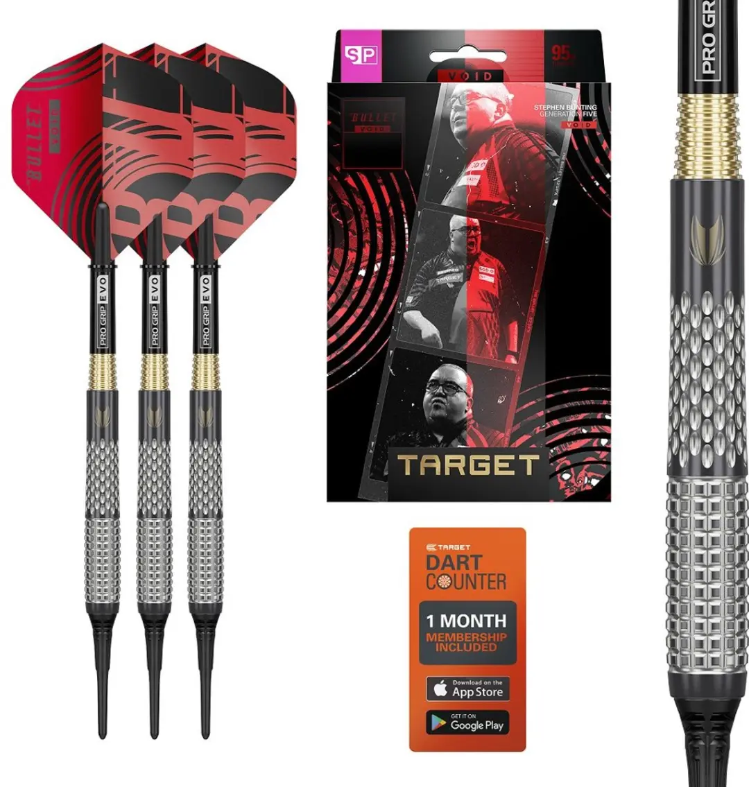 Target Stephen Bunting G5 Void 95% Soft Tip Darts