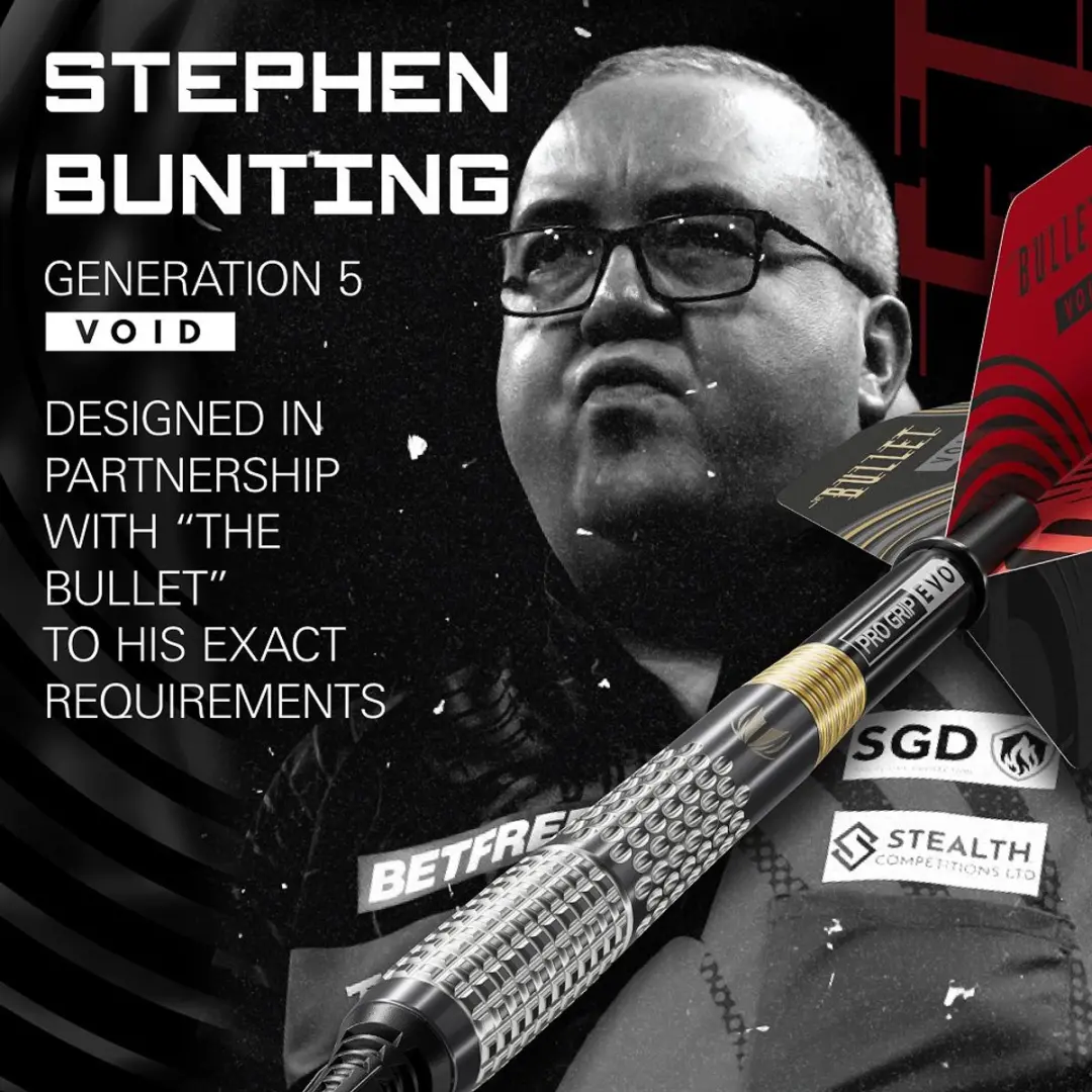 Target Stephen Bunting G5 Void 95% Soft Tip Darts - 3 Stuks - afbeelding 6 van 6