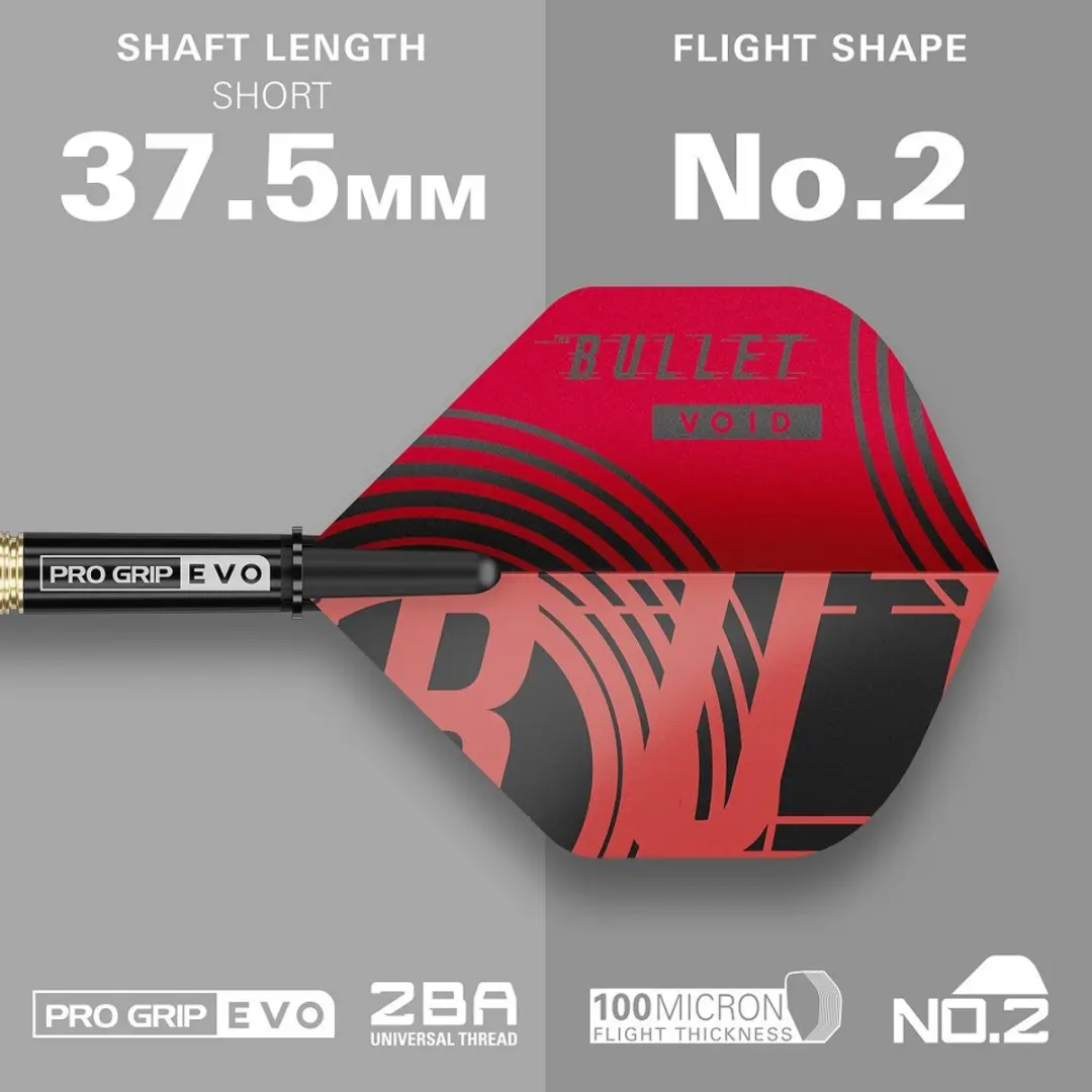 Target Stephen Bunting G5 Void 95% Soft Tip Darts - 3 Stuks