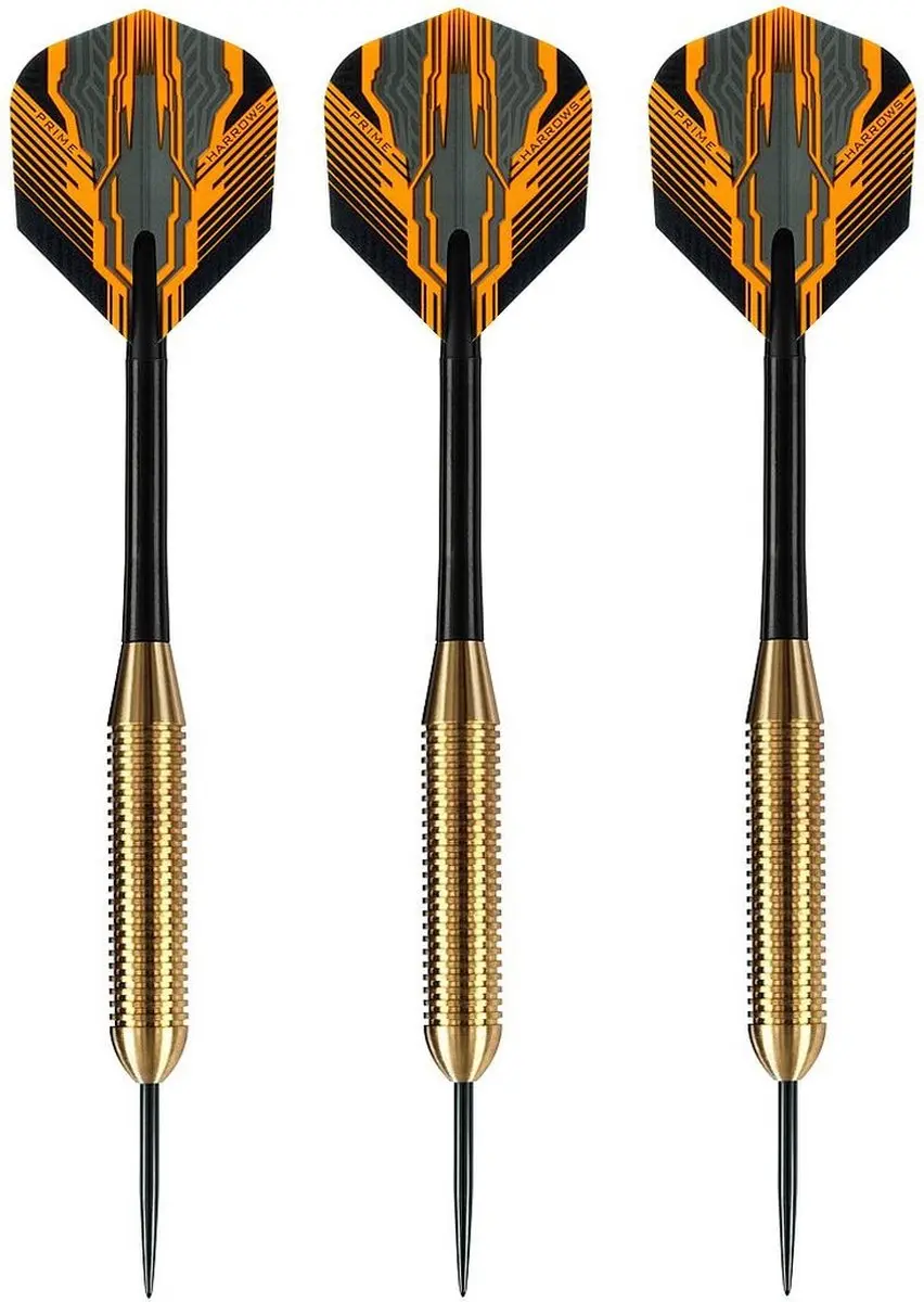 Harrows Club Brass 24Gr - 3 Stuks - Oranje