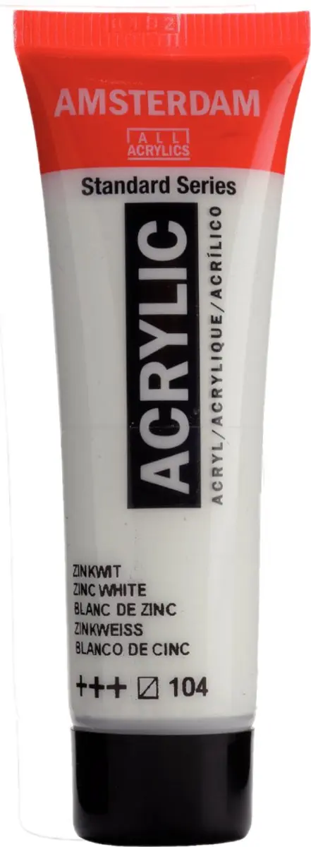 Royal Talens Amsterdam Acryl 104 Zinkwit 20ml