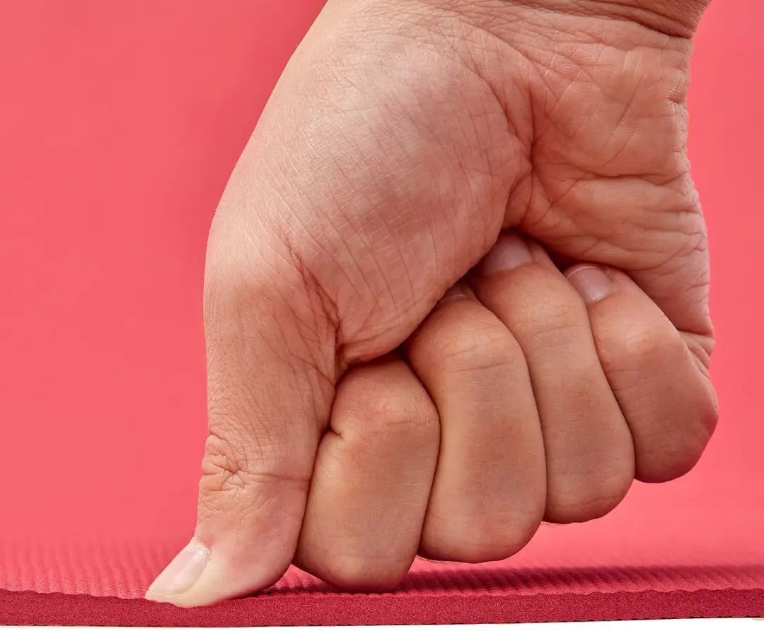 Reebok 4mm Yogamat Astro Dust - Rood