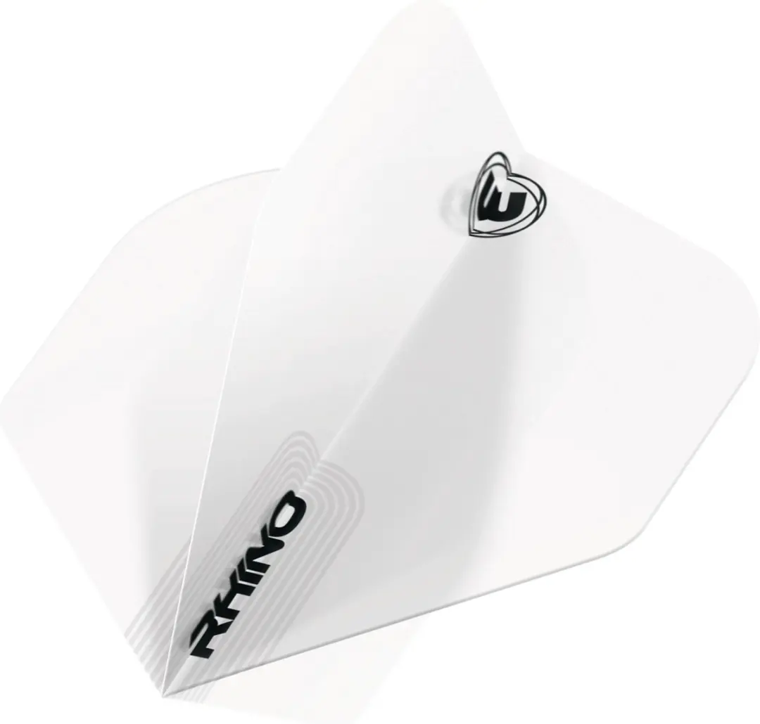 Winmau Rhino White Dart Flights 3 Stuks