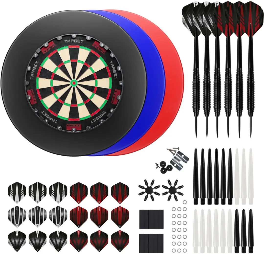 Target TOR Dartset Steeltip Black - 70cm + Surround + 90 Darts