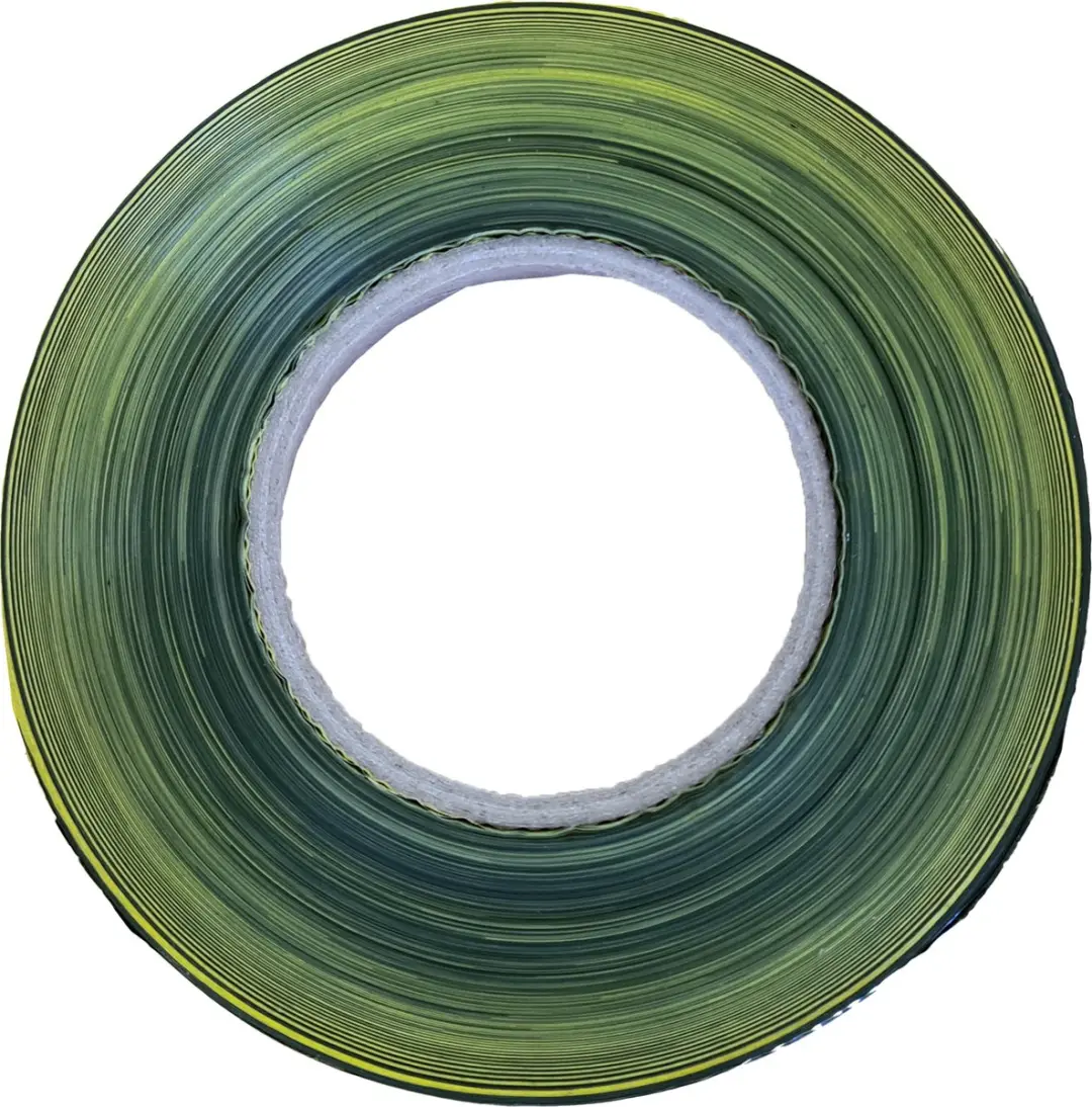 Kortpack Afzetlint 75mm x 100m - 35my - Waarschuwingslint Zwart/Geel Geblokt