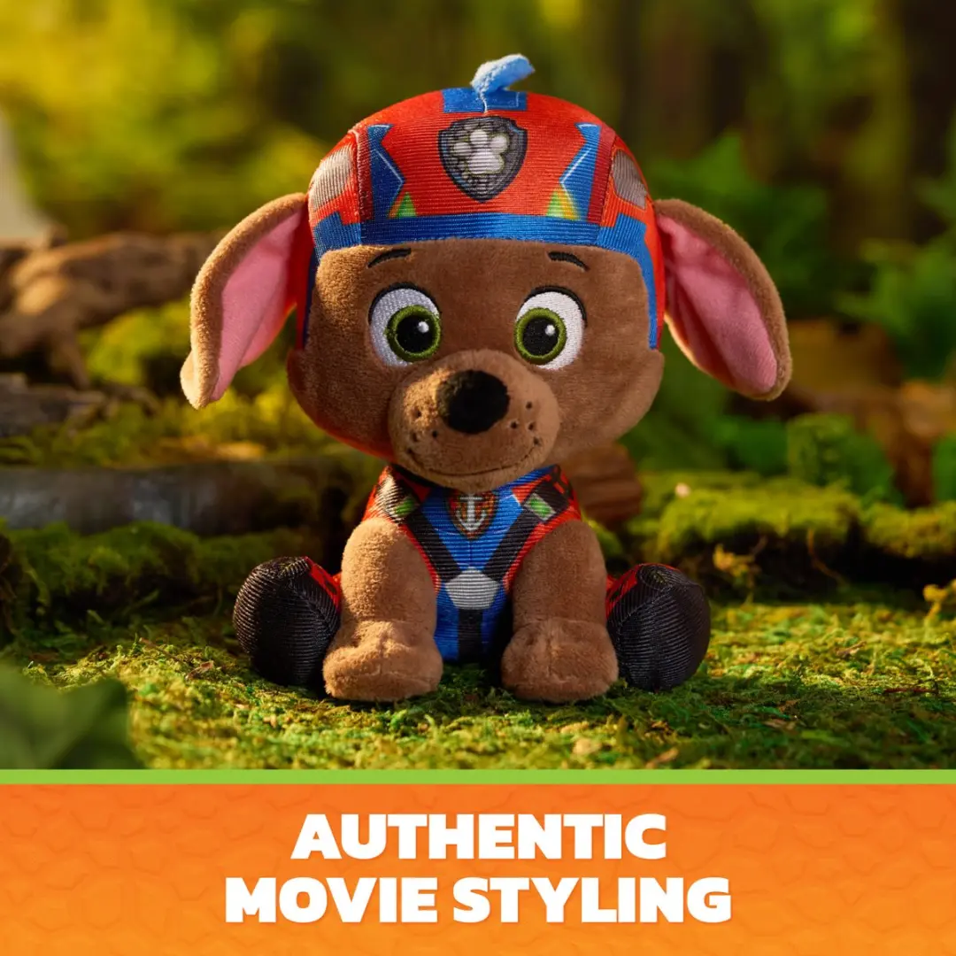 PAW Patrol Zuma Dino Filmknuffel 15cm - Meerkleurig