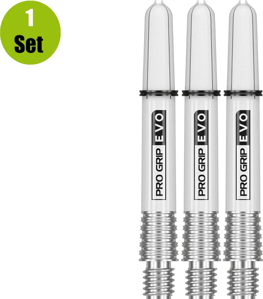 Target Pro Grip Evo Al Silver Dart Shafts 3 Stuks