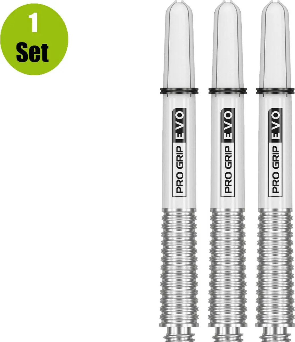 Target Pro Grip Evo Al Silver Dart Shafts 3 Stuks