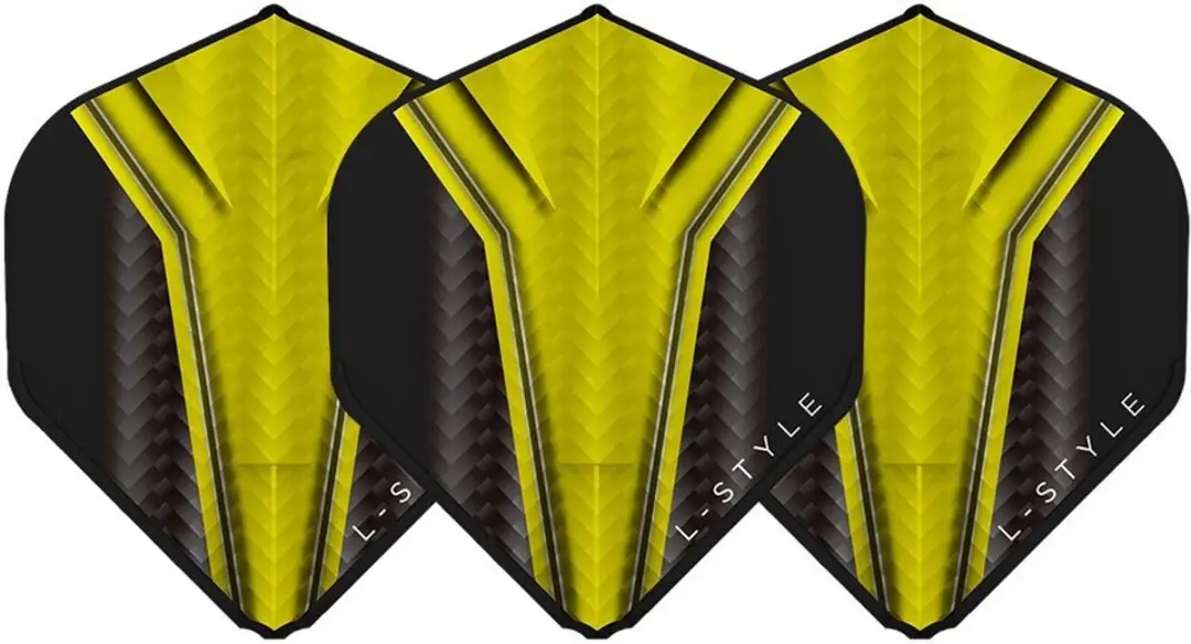 L-Style Champagne L1 EZ Standard Inception Yellow Dart Flights FL1007