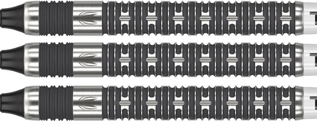 Target Chris Dobey Hollywood Action Darts - 3 Stuks - Zwart/Zilver