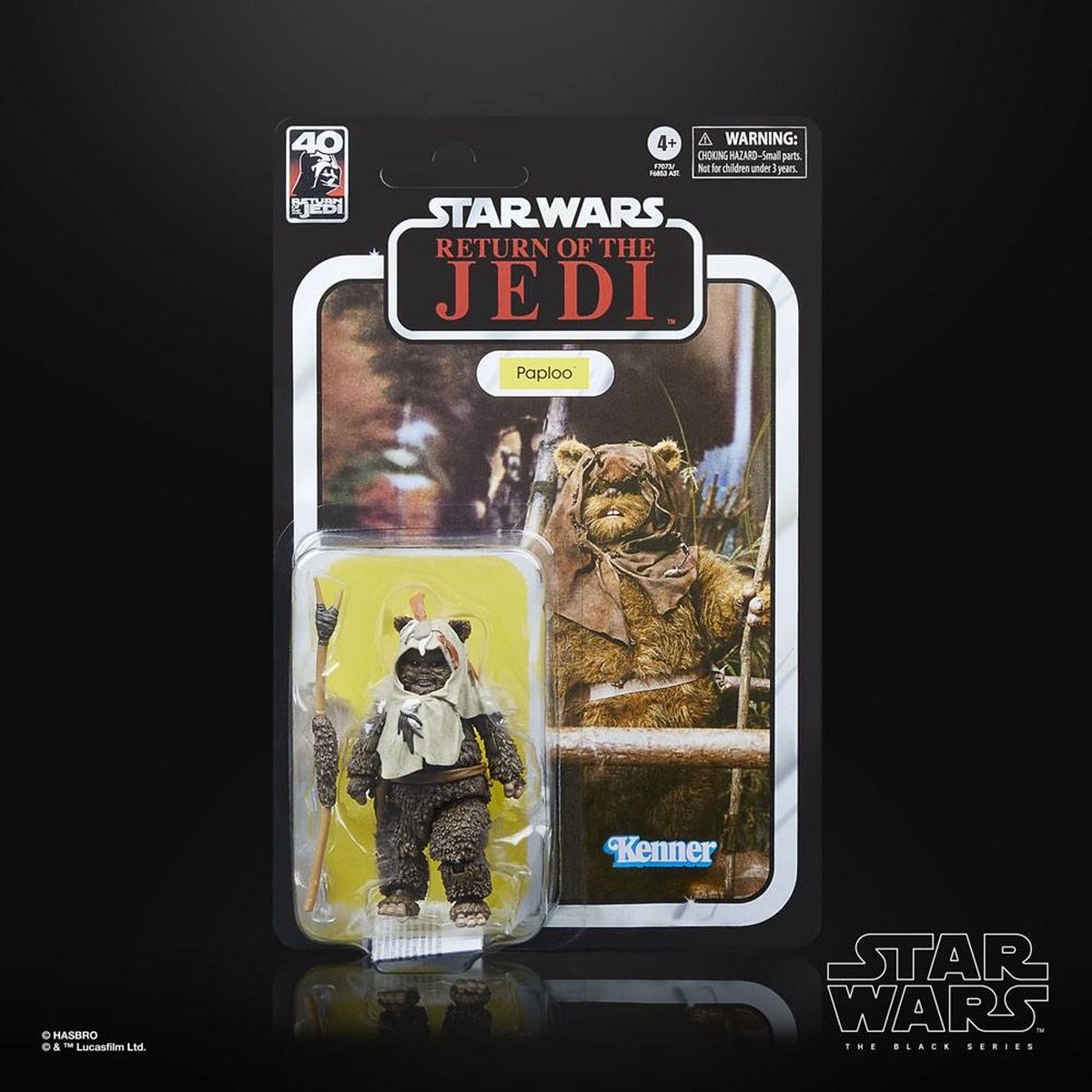 Hasbro Star Wars Actiefiguur Paploo 15 cm Episode VI 40th Anniversary Black Series Multicolours