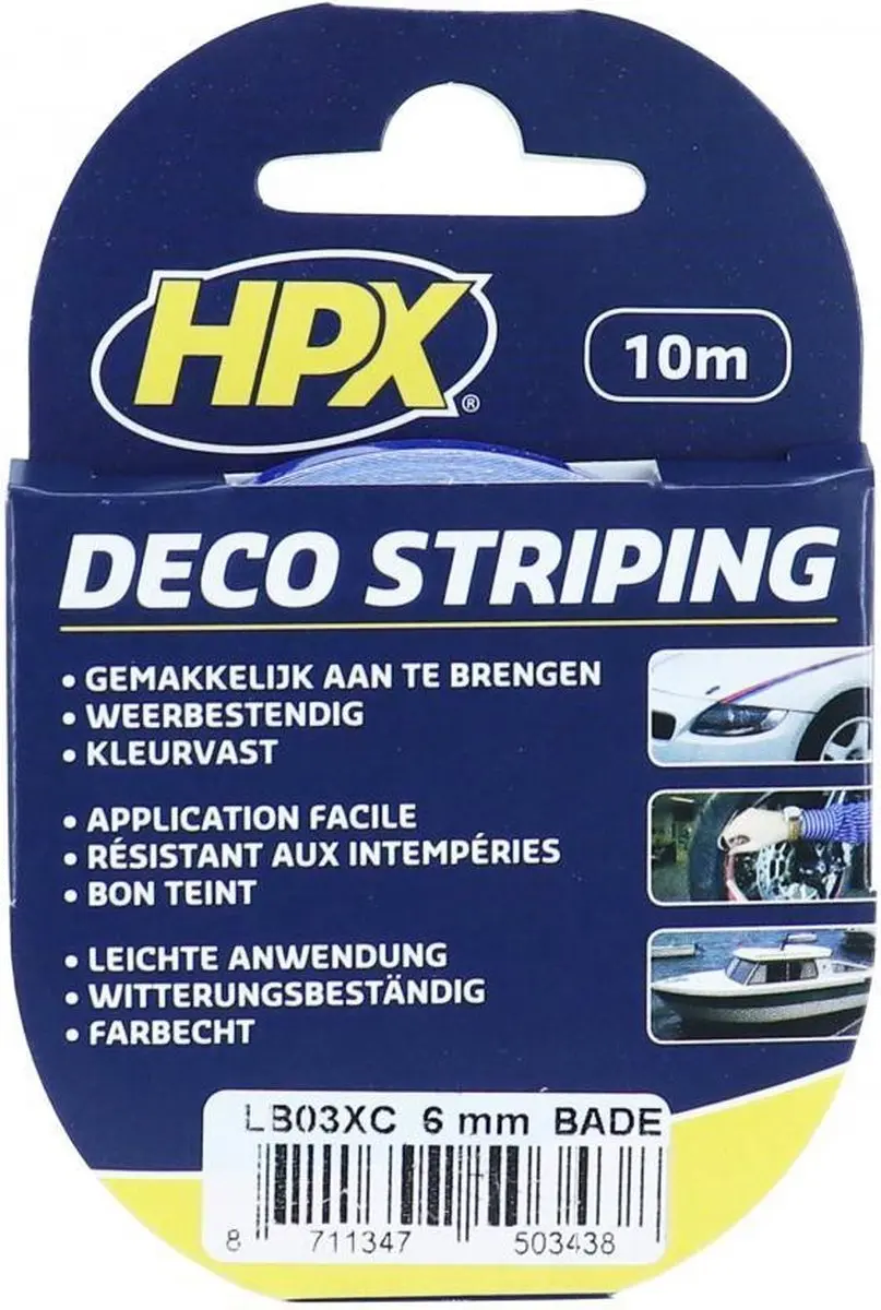HPX Blauwe Velglint LB03XC - 6mm x 10m