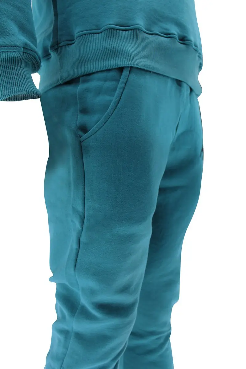 Legend Signature Milano Joggingpak - Petrol Zwart/ Groen S