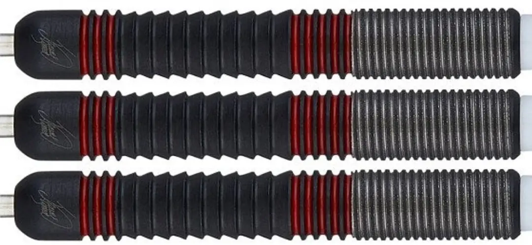 Unicorn James Wade The Machine 80% Dartpijlen - 3 Stuks - Rood/Zwart/Zilver - afbeelding 6 van 6