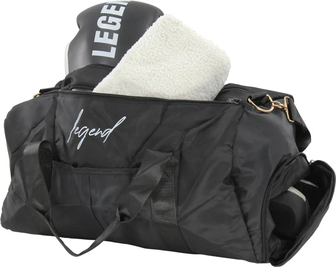 Legend TravelFit Sporttas - 4 Vakken - Zwart