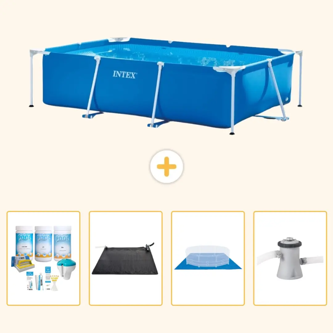 Intex Frame Zwembad 260x160cm Blauw