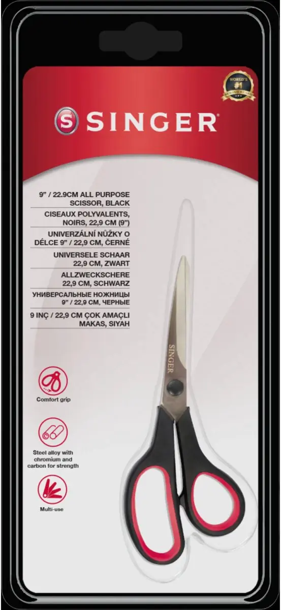 Singer Universele Schaar 22,9cm - Zwart