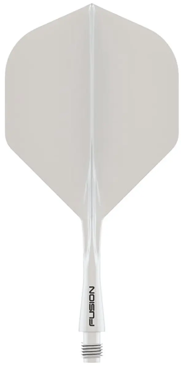 Winmau Fusion Solid White NO2 Dart Flights - 3 Stuks - afbeelding 6 van 6