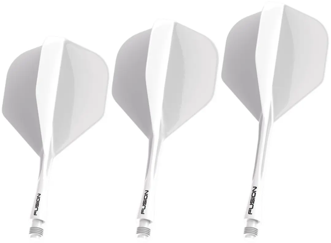 Winmau Fusion Solid White NO2 Dart Flights