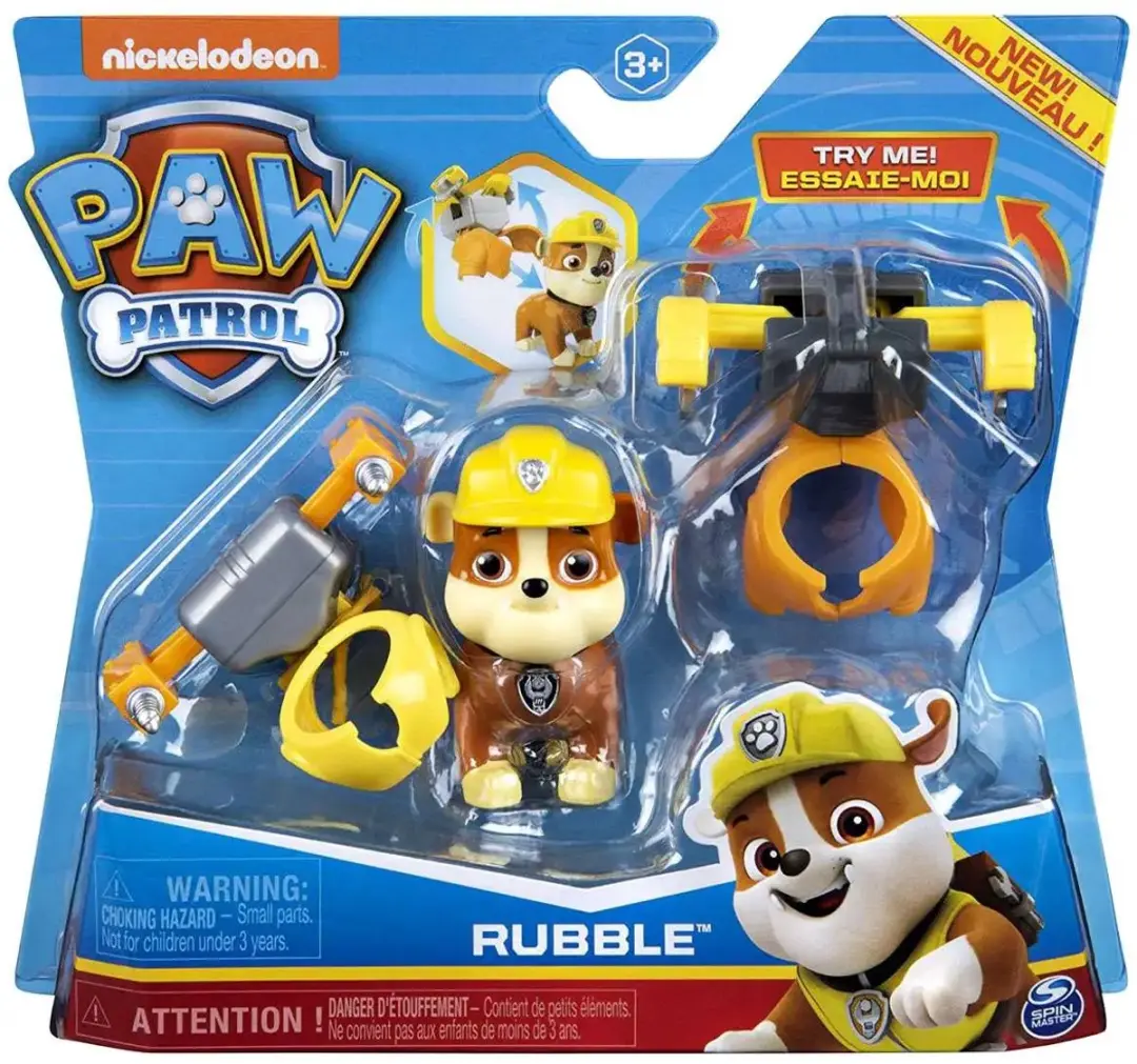 Spin Master Paw Patrol Rubble Actiefiguur