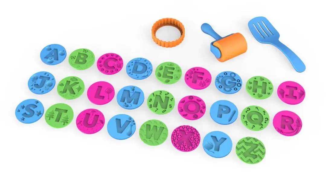 Learning Resources Playfoam Zand ABC Cookies Set - Multikleur