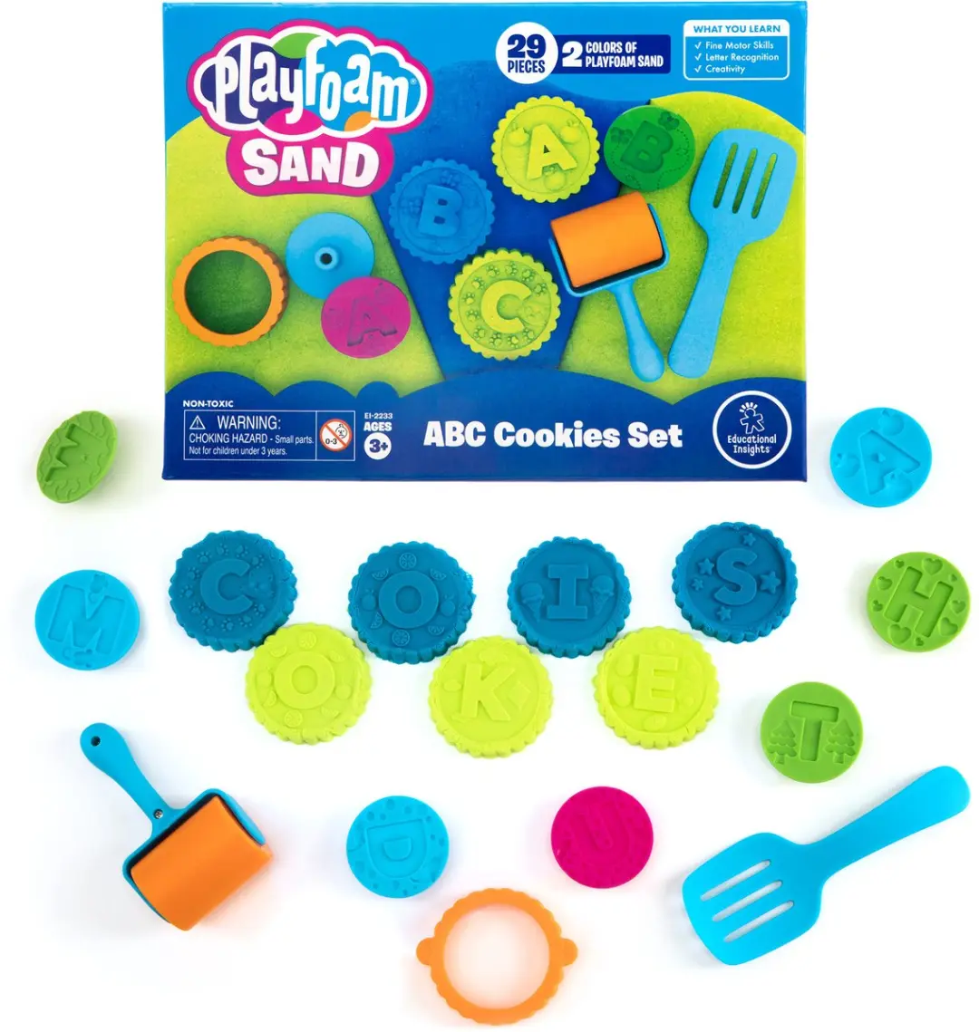 Learning Resources Playfoam Zand ABC Cookies Set