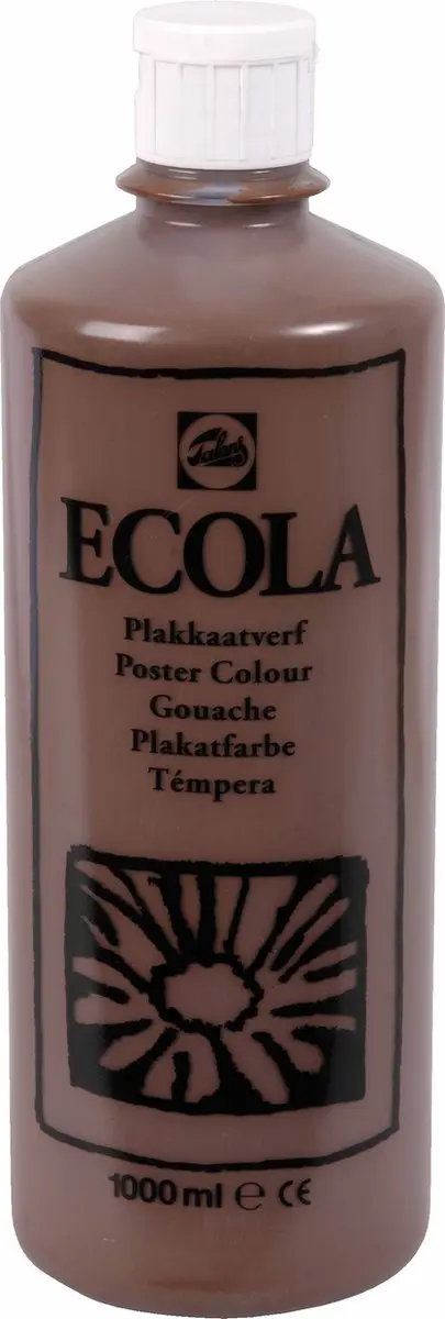 Talens Ecola Plakkaatverf Brown 1000ml
