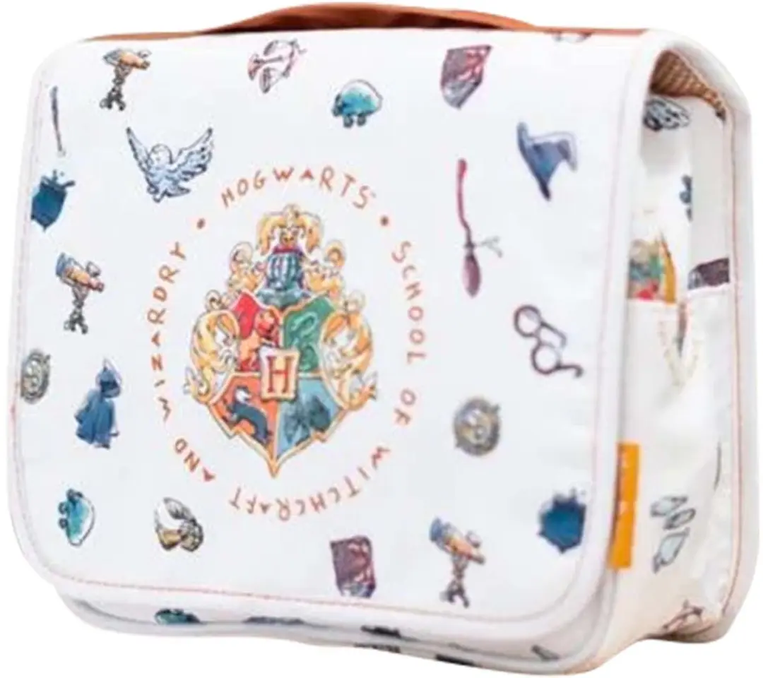 Harry Potter Opvouwbare Toilettas MARE0140 - 6 Vakken - Wit