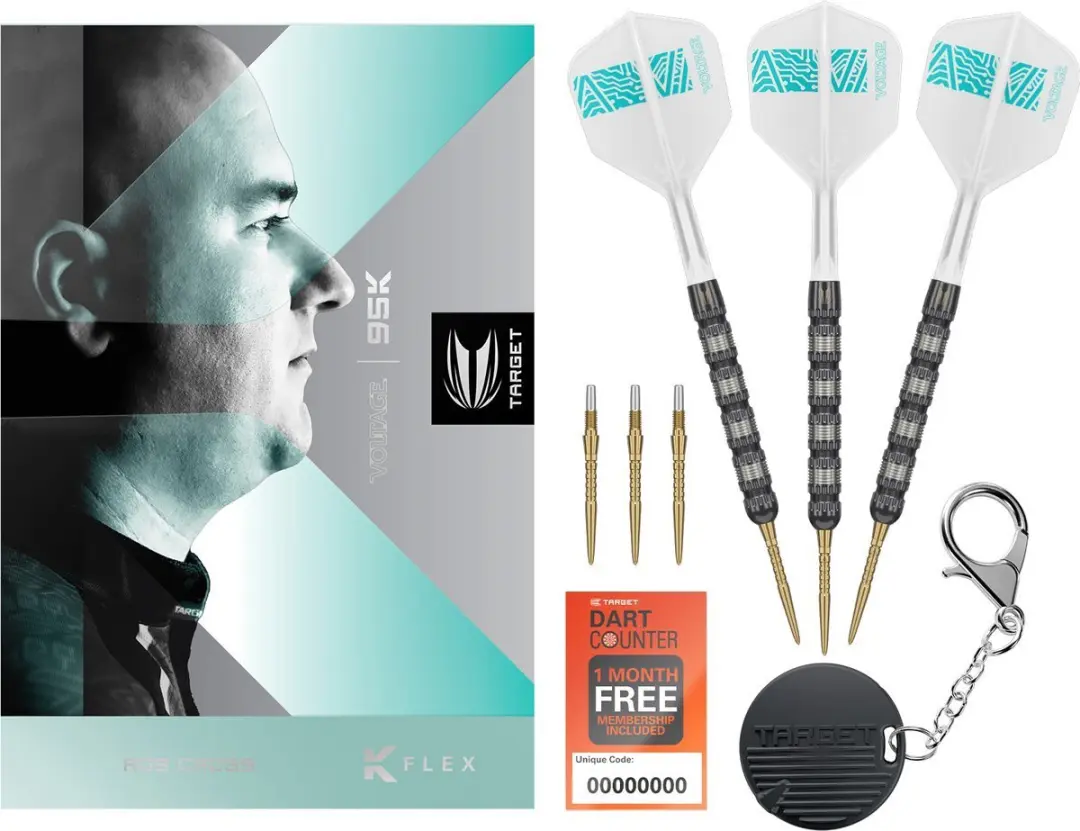 Target Rob Cross 95K 95% Swiss 25g - 3 Stuks - Zwart