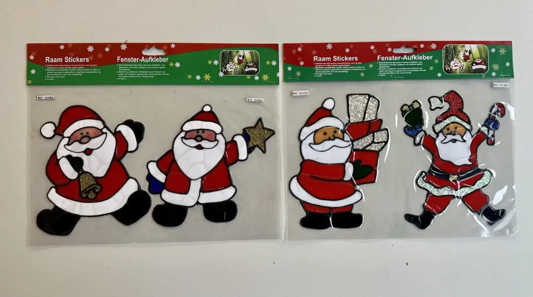 Impuls Kerst Raamstickers Set