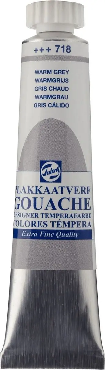 Talens Plakkaatverf Gouache Extra Fine Warmgrijs 20ml