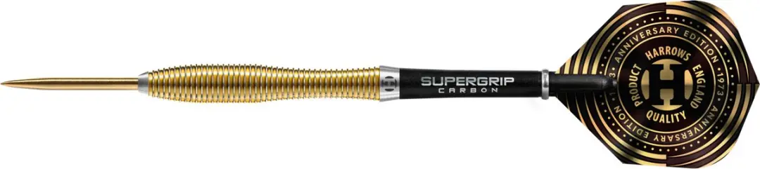 Harrows V-Wing 21GR Tungsten Darts - 3 Stuks - Goud/Zilver