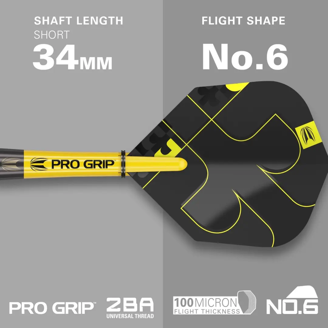 Target Darts Bolide Void Steel Tip 24G - 3 Stuks